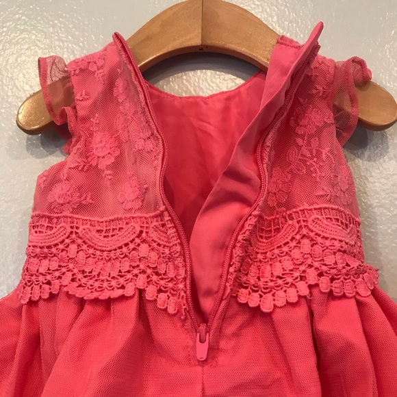 Carter’s Crochet Floral Lace Dress - Picture 6 of 8